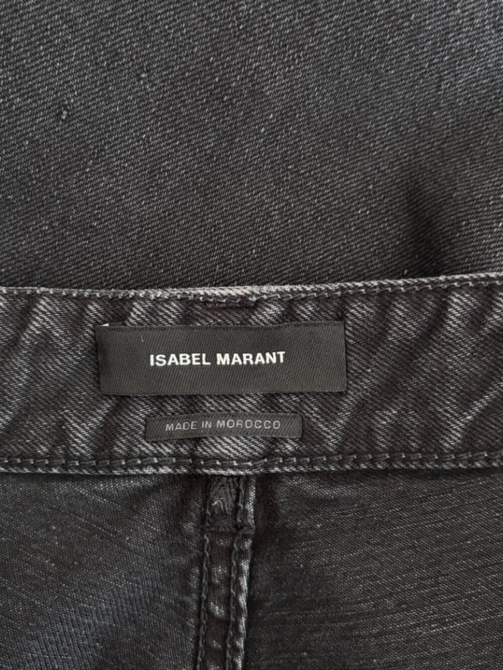 Isabel Marant Black Nominic Jeans - Picture 9 of 10